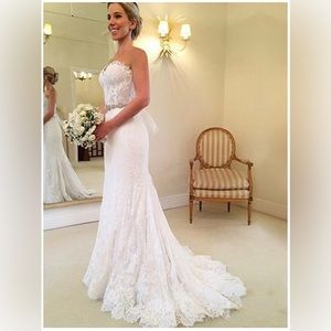 Hebeos NWT Strapless sweetheart wedding dress